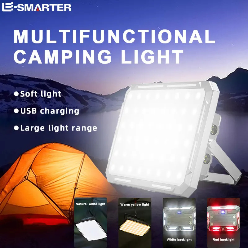 Outdoor Camping Lamp - LED التخييم خيمة ضوء كشاف قابل