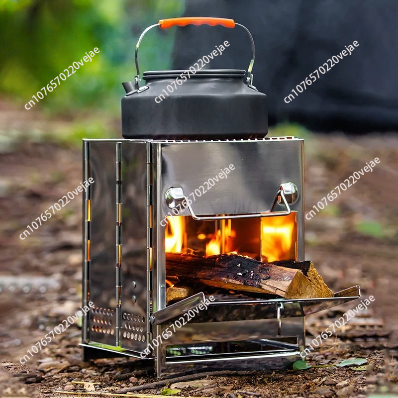 Outdoor Camping Wood Stove - مواقد حطب بتصميم عصري، محمولة، مناسبة