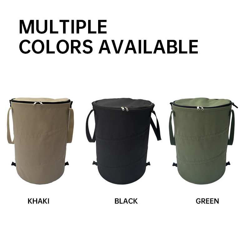 Outdoor Camping Bin - التخييم سلة المهملات المنبثقة التخزين الدائري