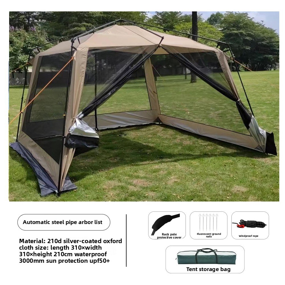 Outdoor Camping Mosquito Net - خيمة تلقائية قابلة للطي من سبائك