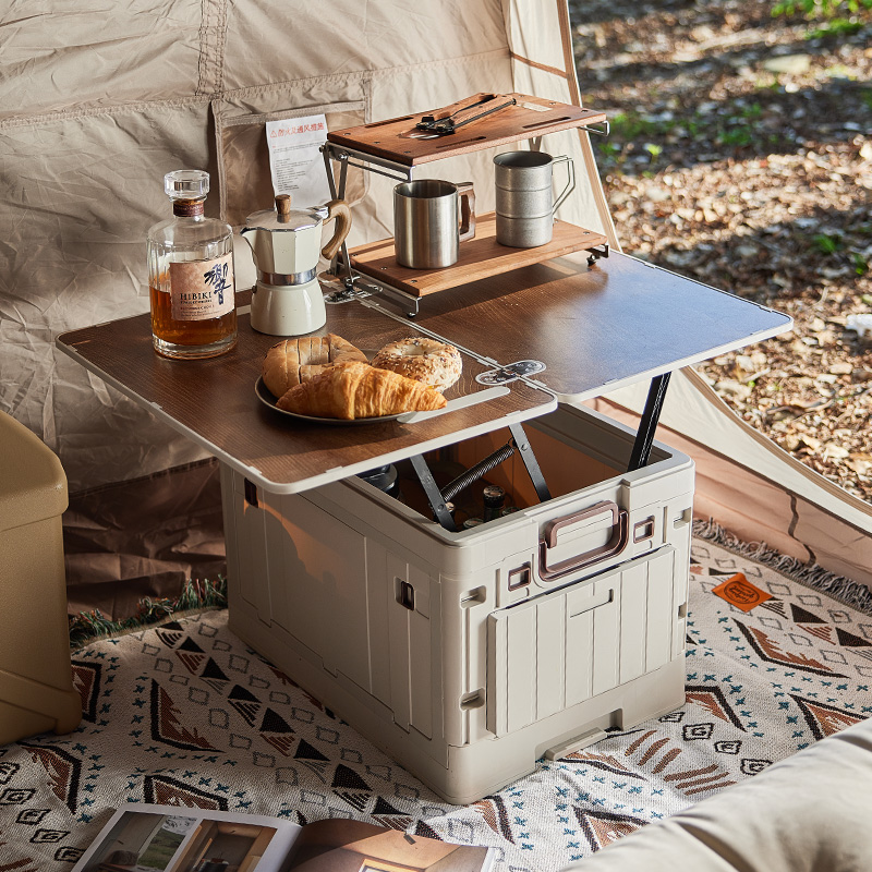 Outdoor Camping Bin - صندوق تخزين متعدد الاستخدامات قابل للطي،