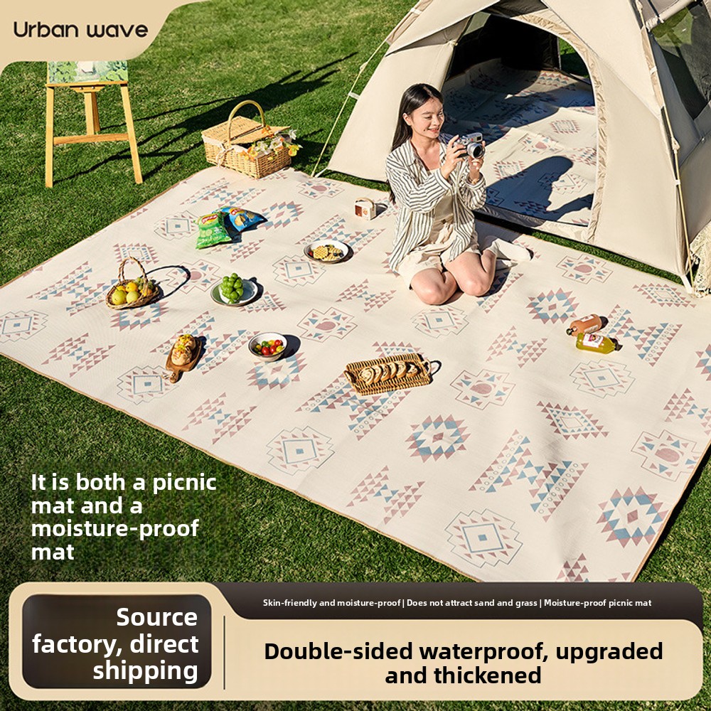 Outdoor Camping Rugs - بساط نزهة سميك مقاوم للماء، بساط