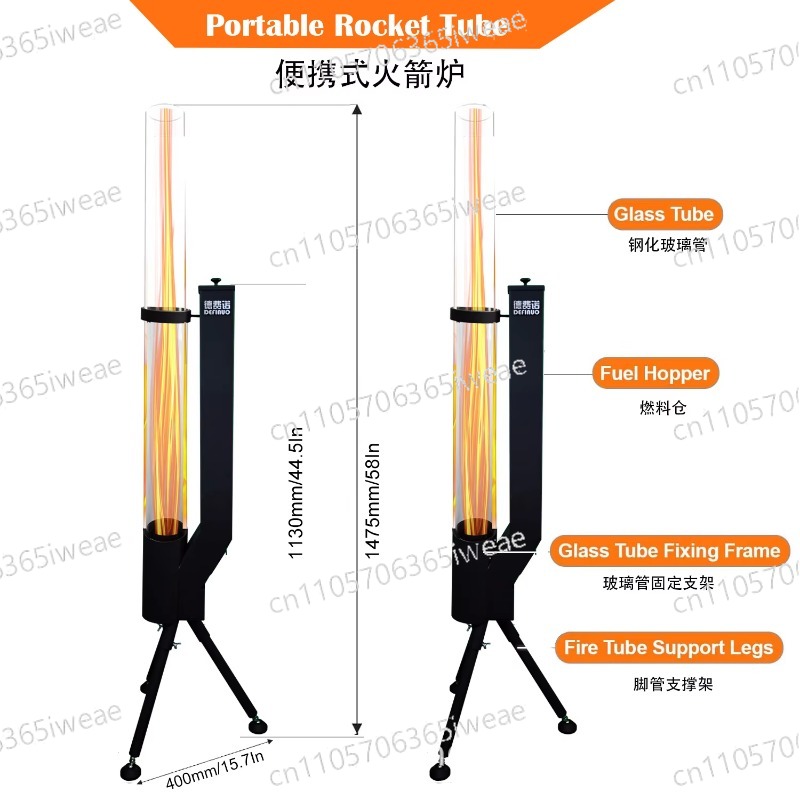 Outdoor Camping Wood Stove - موقد حطب خارجي للتخييم، موقد حبيبات