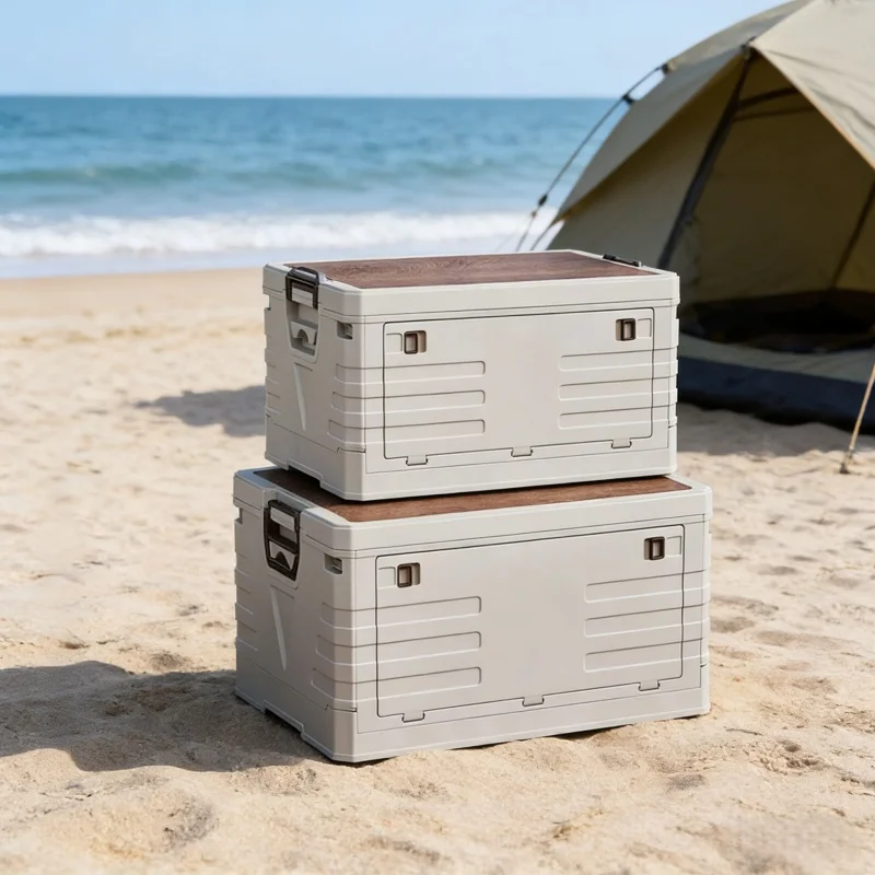 Outdoor Camping Bin - صندوق تخزين للسيارة قابل للطي للتخييم
