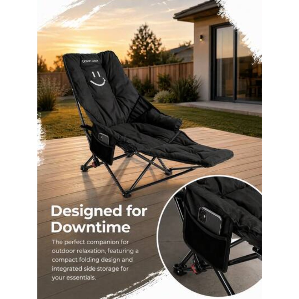 Outdoor Camping Lounge Chairs - كرسي تخييم قابل للطي 2 في