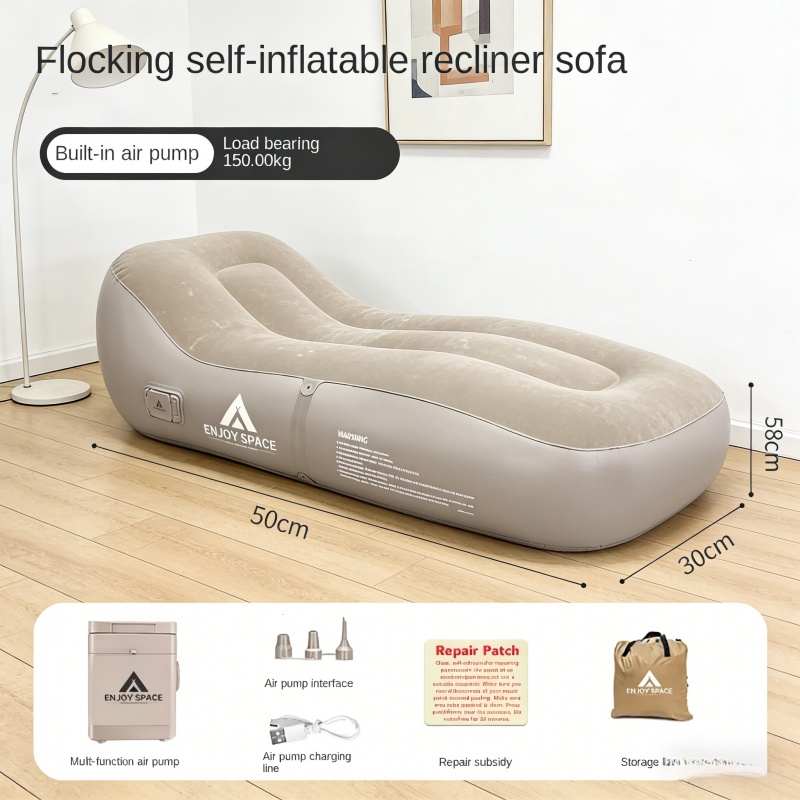 كرسي استرخاء قابل للنفخ ذاتيًا - مراجعة Outdoor Camping Lounge Chairs وسعره