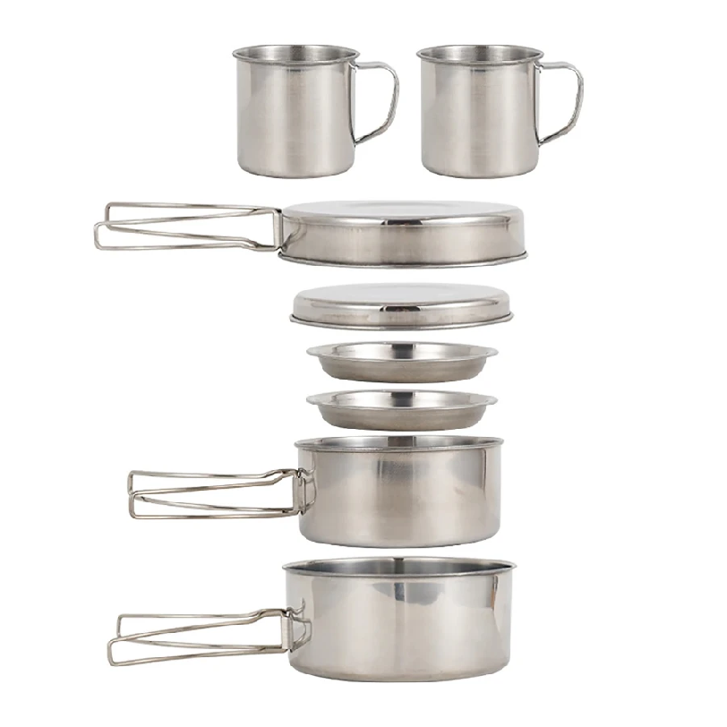 طقم أواني طهي للتخييم مكون من  - مراجعة Outdoor Camping Kitchen Table وسعره