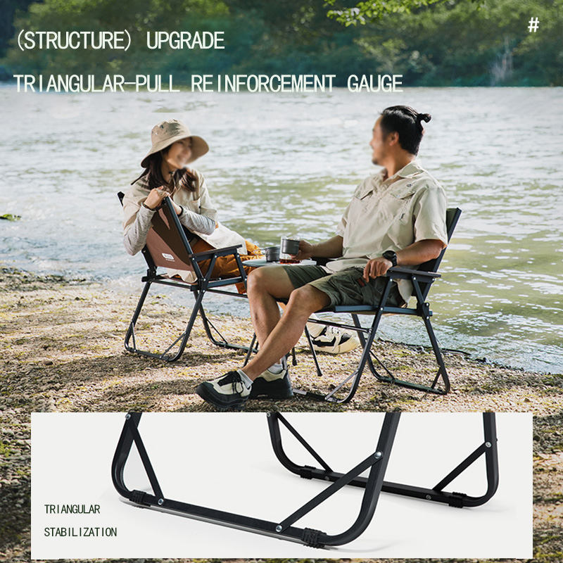 BISINNA-كرسي تخييم قابل للطي ف - مراجعة Outdoor Camping Lounge Chairs وسعره