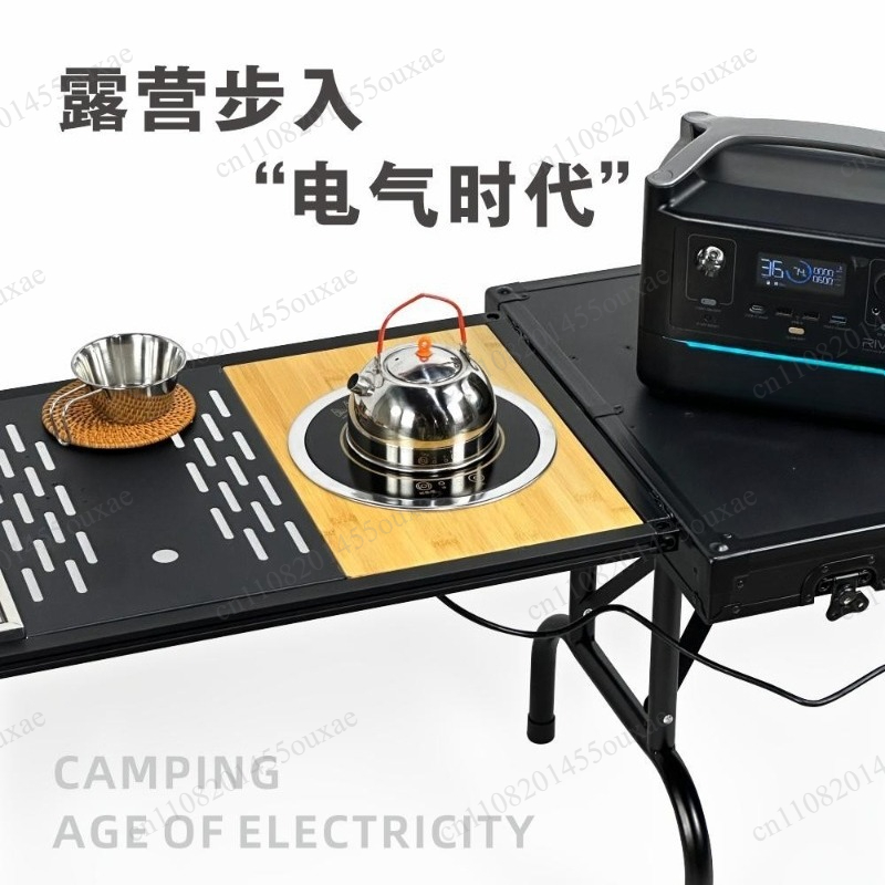 طاولة تخييم خارجية IGT مع وحدة - مراجعة Outdoor Camping Kitchen Table وسعره