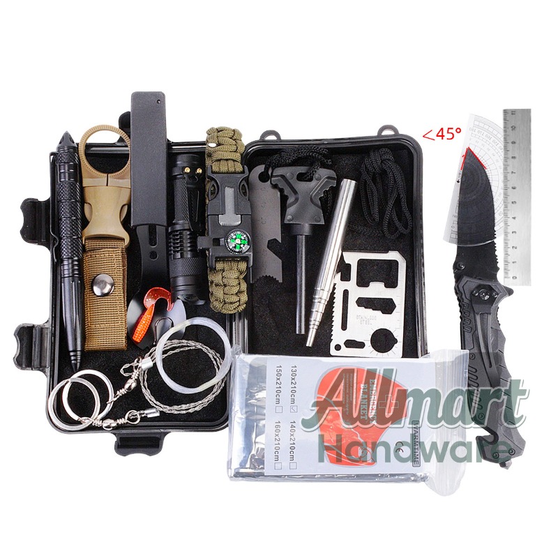 صندوق أدوات النجاة EDC المحمول - مراجعة Outdoor Camping Box وسعره
