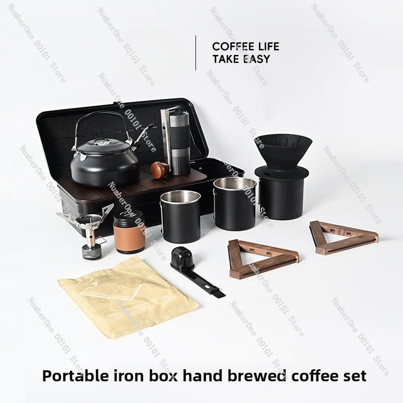 مجموعة تحضير القهوة اليدوية لل - مراجعة Outdoor Camping Box وسعره
