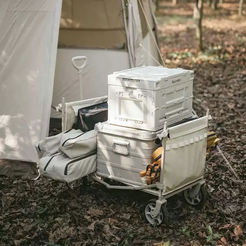 Naturehike-عربة تخييم ، سعة كب - مراجعة Outdoor Camping Trolley وسعره
