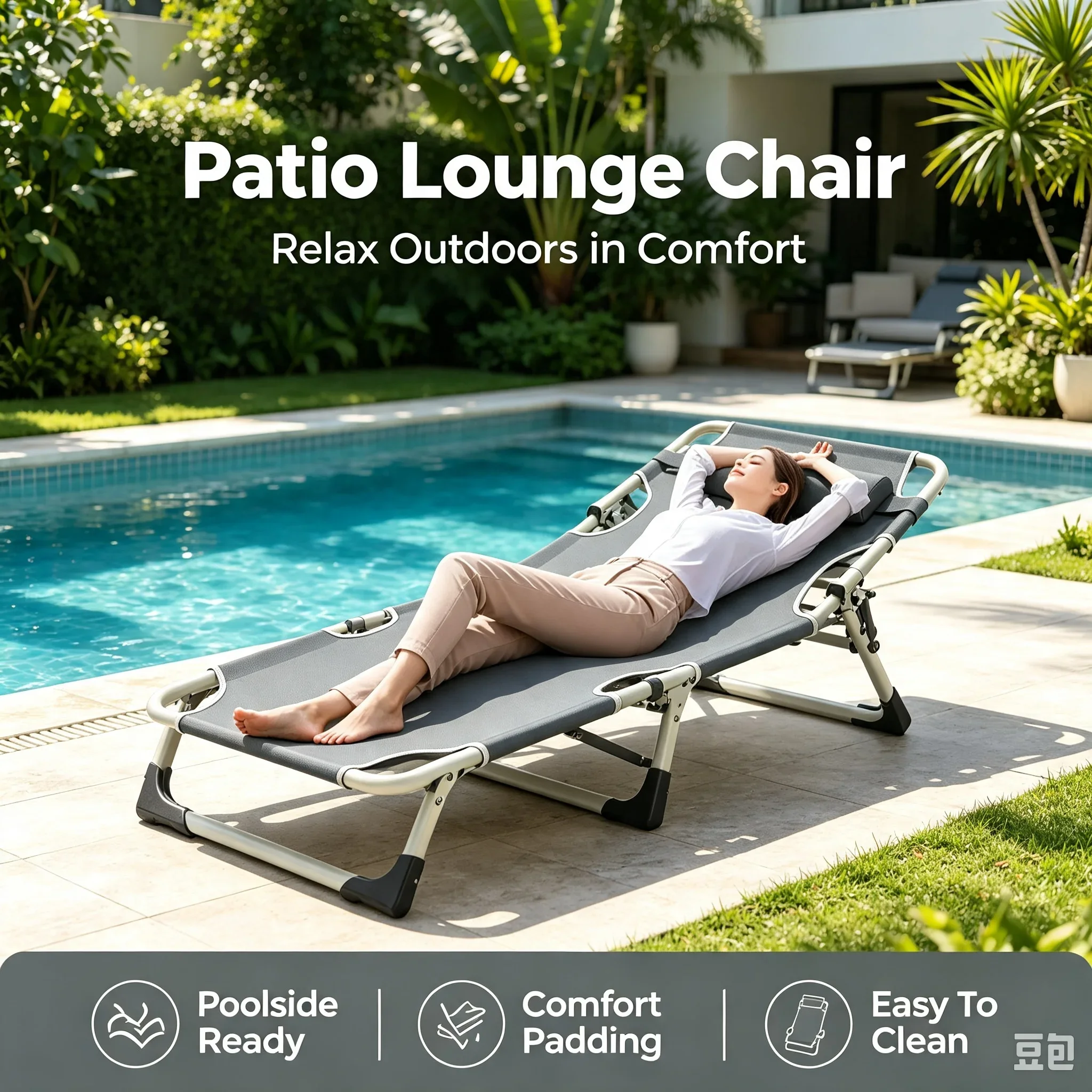 كرسي استرخاء قابل للطي للاستخد - مراجعة Outdoor Camping Lounge Chairs وسعره