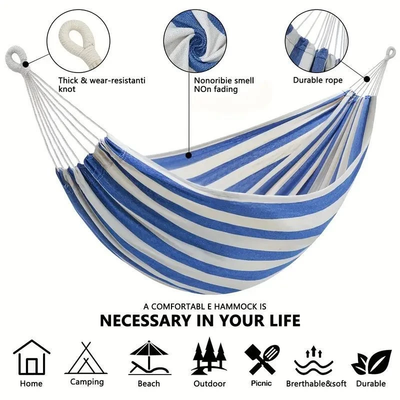أرجوحة قماشية بدون عارضة خشبية - مراجعة Outdoor Indoor Camping وسعره