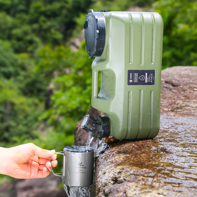 5/11L صندوق مياه خارجي سعة كبي - مراجعة Outdoor Camping Bin وسعره
