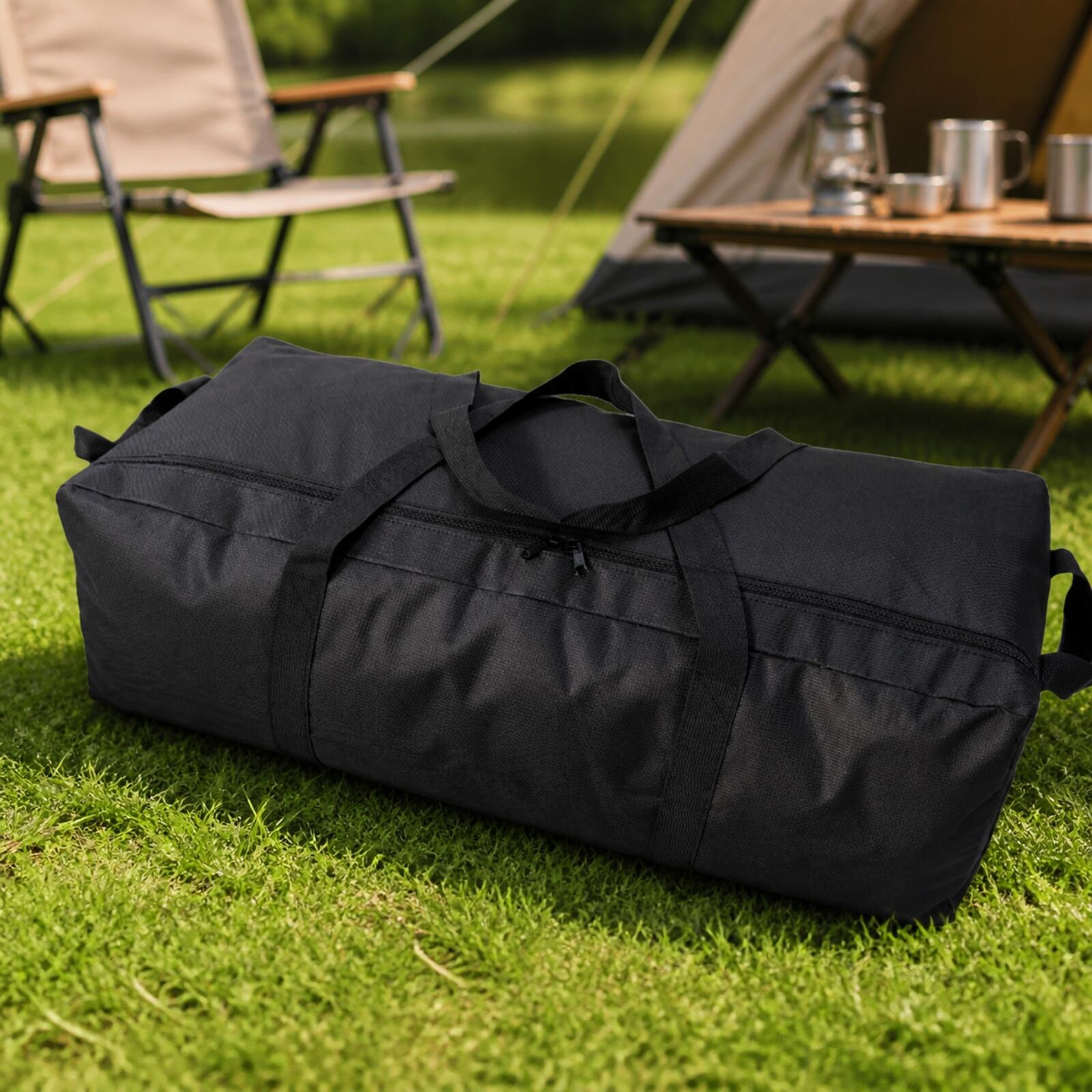 حقيبة دافل متعددة الاستخدامات  - مراجعة Outdoor Camping Table With Storage وسعره