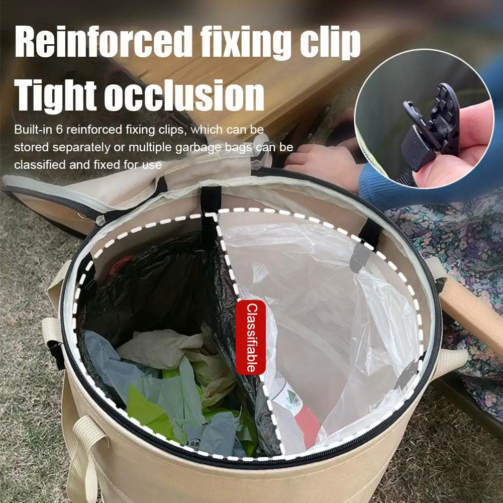 التخييم سلة المهملات المنبثقة  - مراجعة Outdoor Camping Bin وسعره