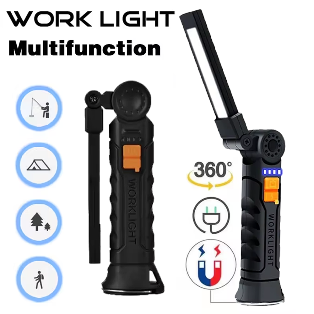 مصباح يدوي COB LED محمول USB ق - مراجعة Outdoor Camping Lamp وسعره