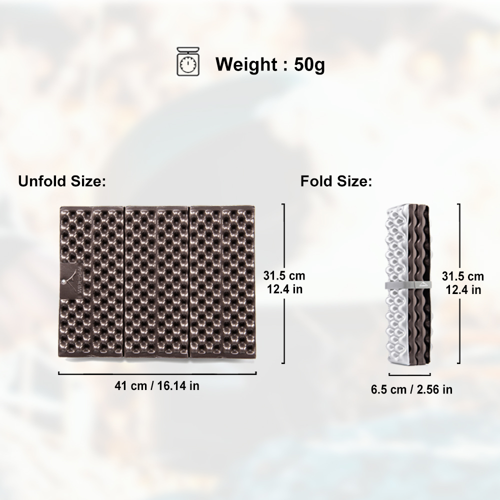 Widesea التخييم طوي حصيرة مقعد - مراجعة Outdoor Camping Rugs وسعره