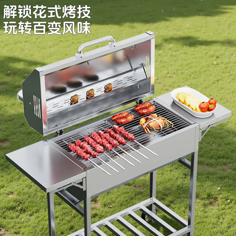 شواية فراشة من الفولاذ المقاوم - مراجعة Cooking Outdoor Camping وسعره