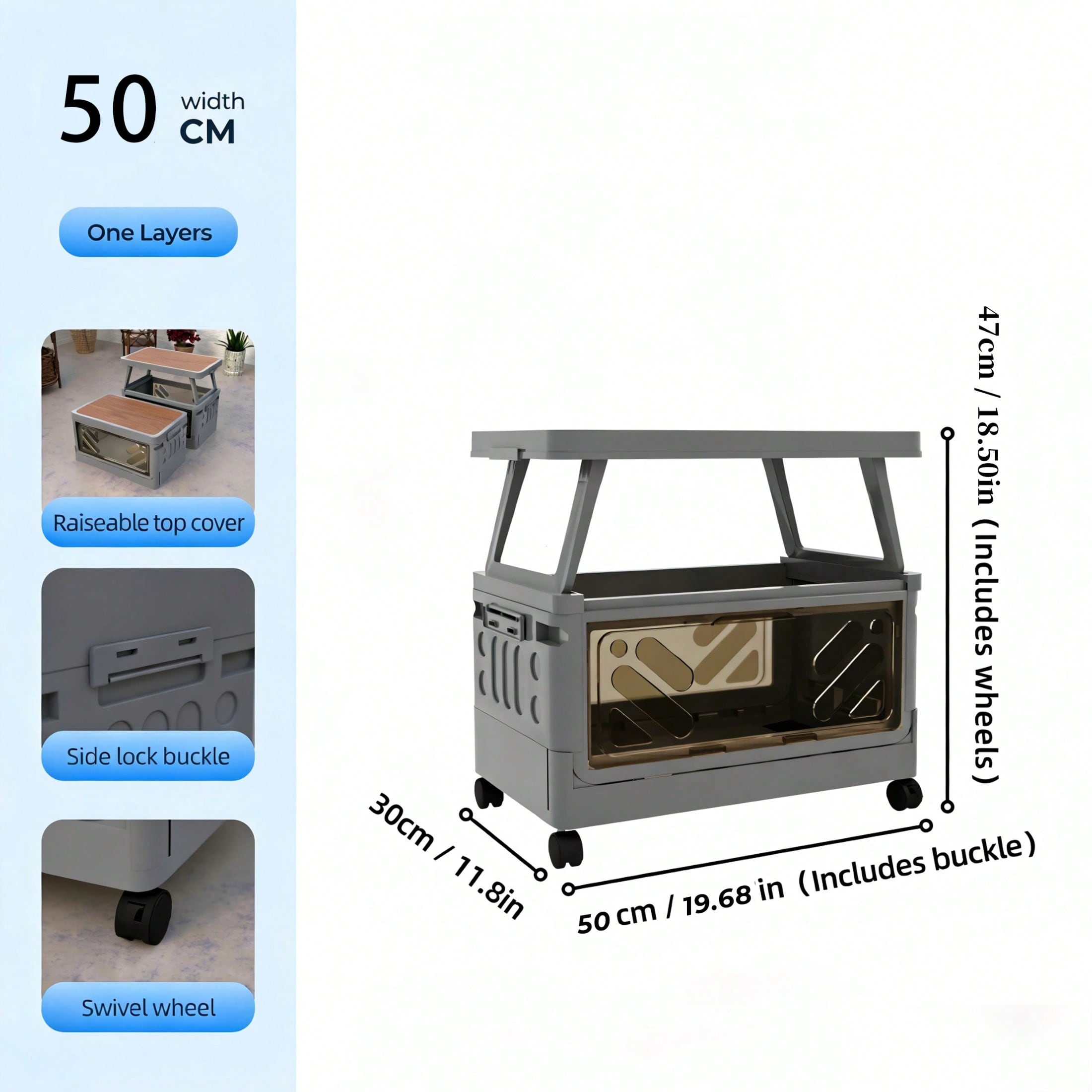 صندوق تخزين متعدد الوظائف للتخ - مراجعة Outdoor Camping Table With Storage وسعره
