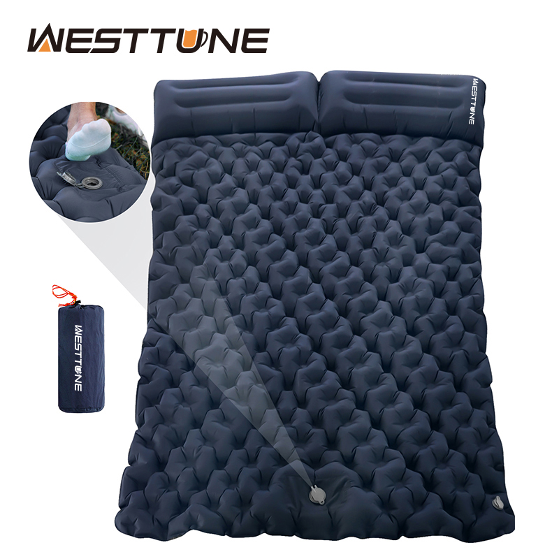 WESTTUNE مرتبة مزدوجة قابلة لل - مراجعة Camp Pillow Compressible وسعره