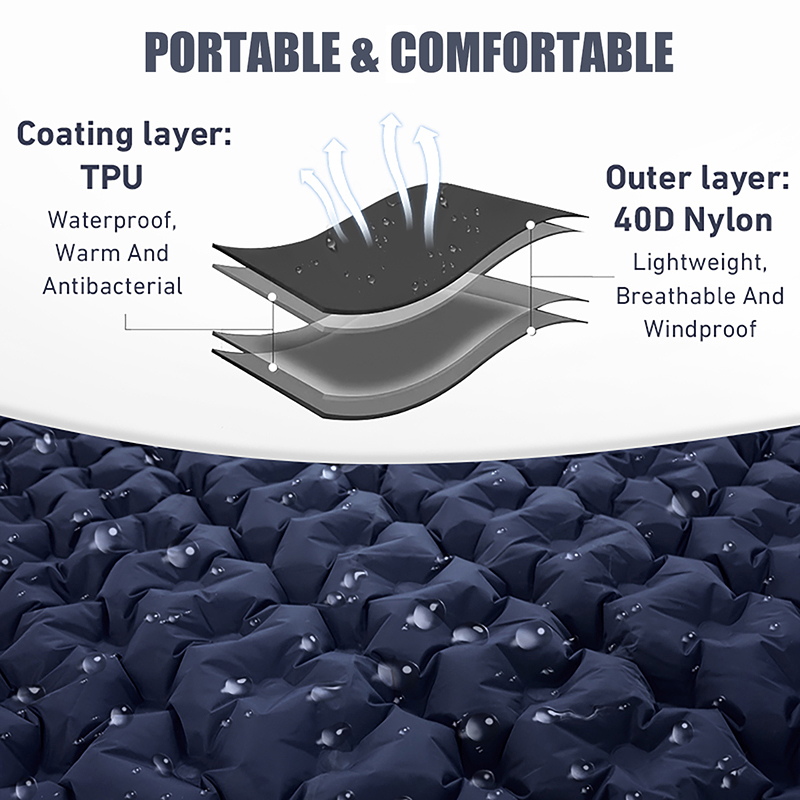 WESTTUNE مرتبة مزدوجة قابلة لل - مراجعة Camp Pillow Compressible وسعره