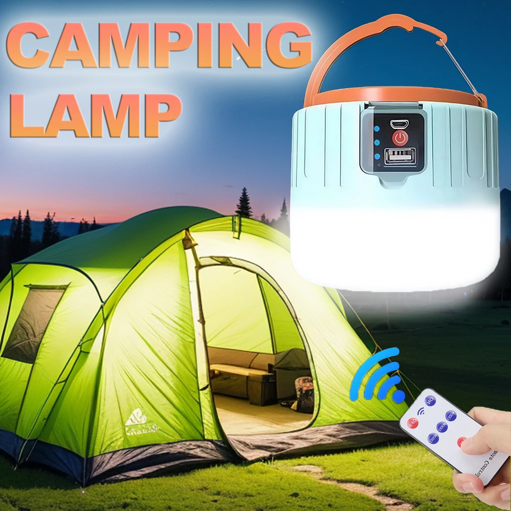 فانوس التخييم بالطاقة الشمسية  - مراجعة Outdoor Camping Lamp وسعره