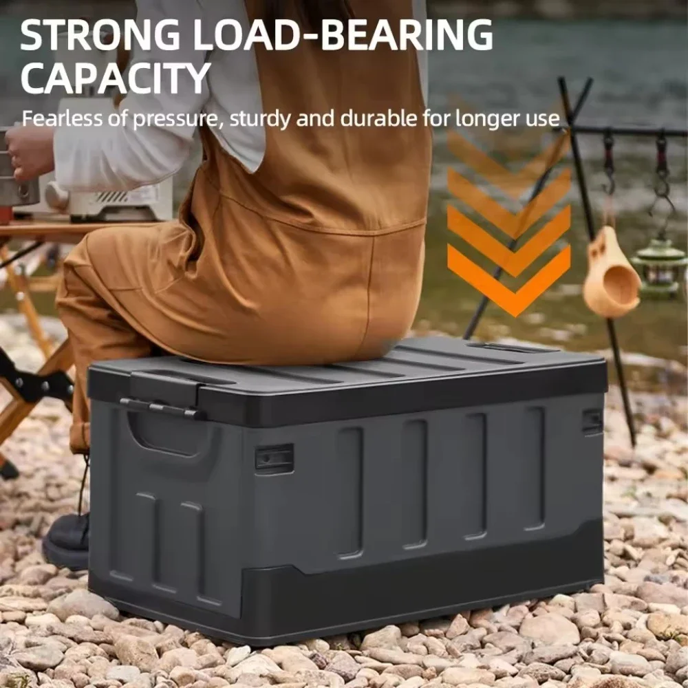 صندوق تخزين كبير مقاوم للماء ل - مراجعة Outdoor Camping Storage Box وسعره