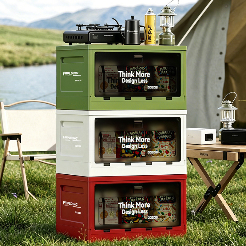 صندوق تخزين كبير السعة، صندوق  - مراجعة Outdoor Camping Bin وسعره