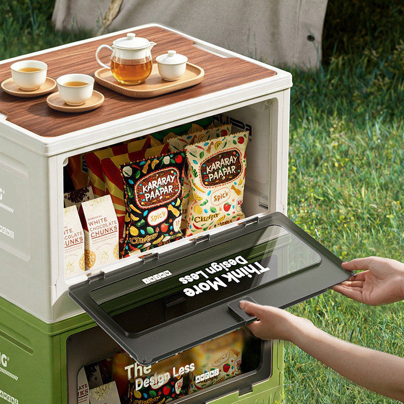 صندوق تخزين كبير السعة، صندوق  - مراجعة Outdoor Camping Bin وسعره