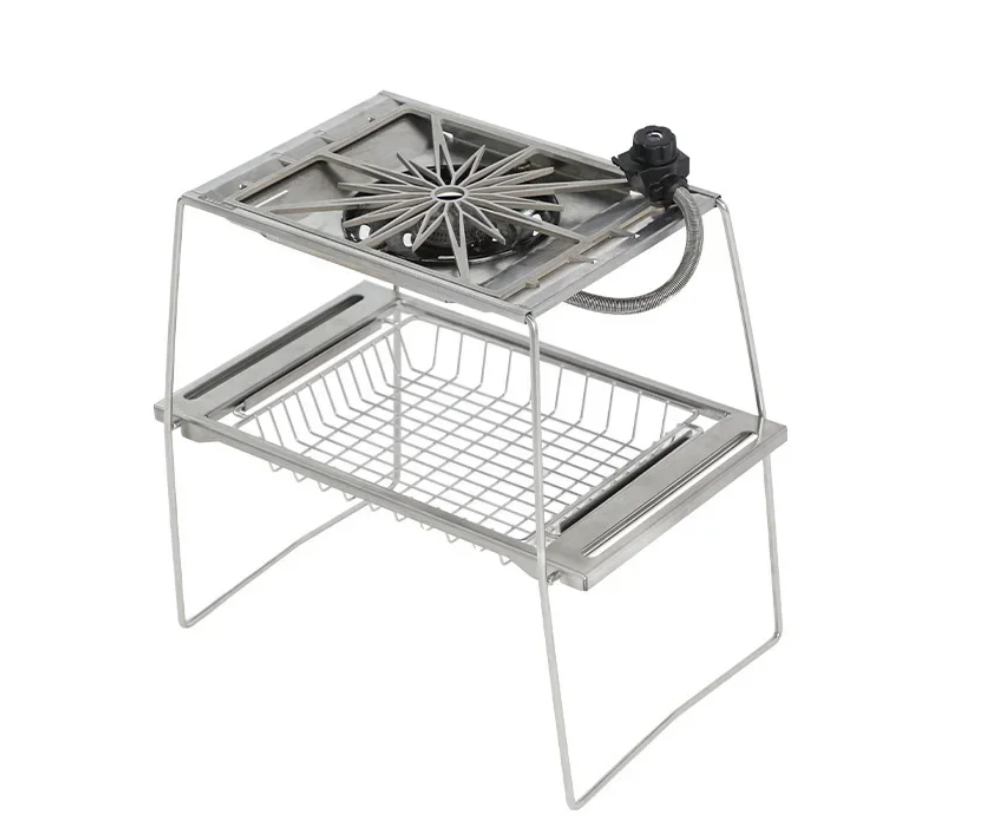 ملحق تخزين للتخييم والنزهات وا - مراجعة Outdoor Camping Table With Storage وسعره