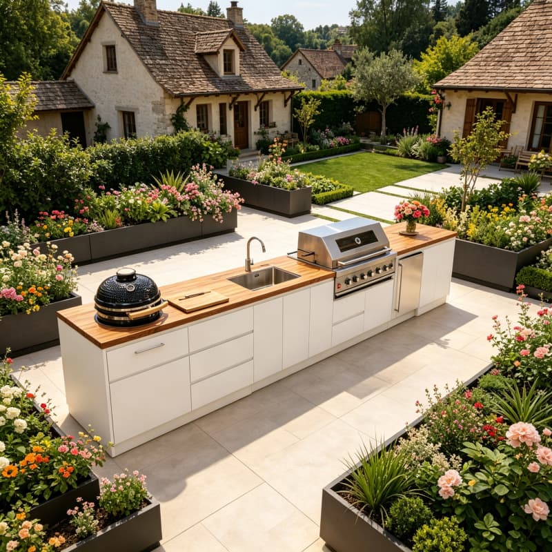 طاولة مطبخ خارجية قابلة للطي م - مراجعة Outdoor Camping Kitchen Table وسعره