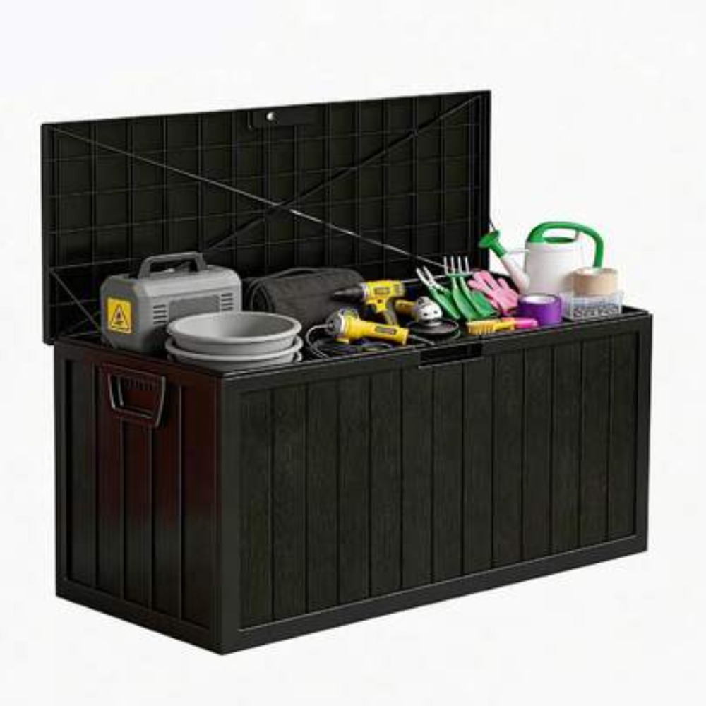 صندوق تخزين خارجي بسعة 75 جالو - مراجعة Outdoor Camping Bin وسعره