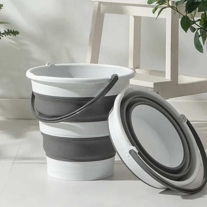 دلو سيليكون محمول قابل للطي لل - مراجعة Outdoor Camping Bin وسعره