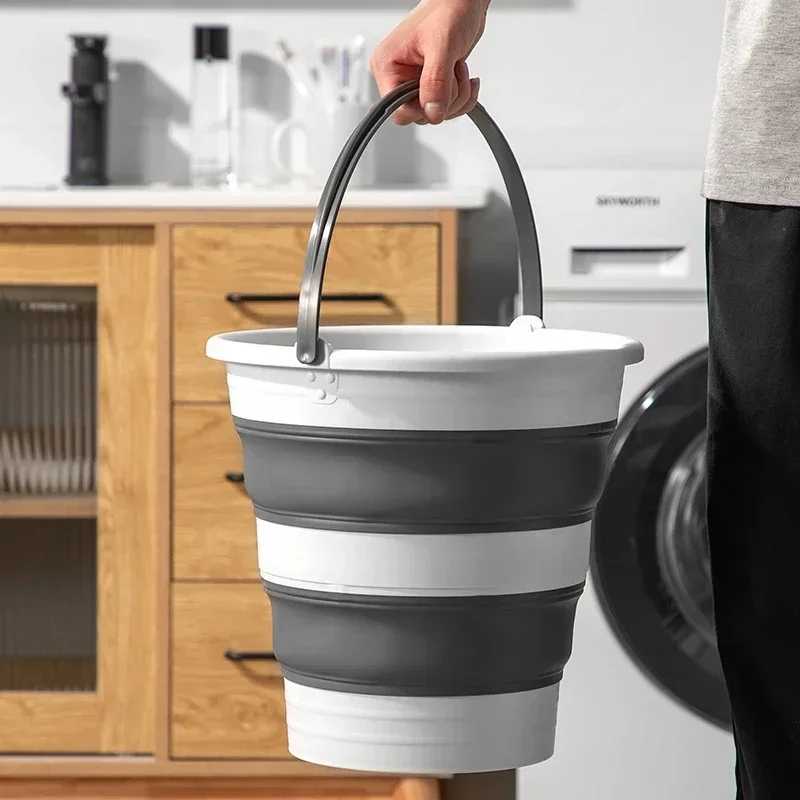 دلو سيليكون محمول قابل للطي لل - مراجعة Outdoor Camping Bin وسعره