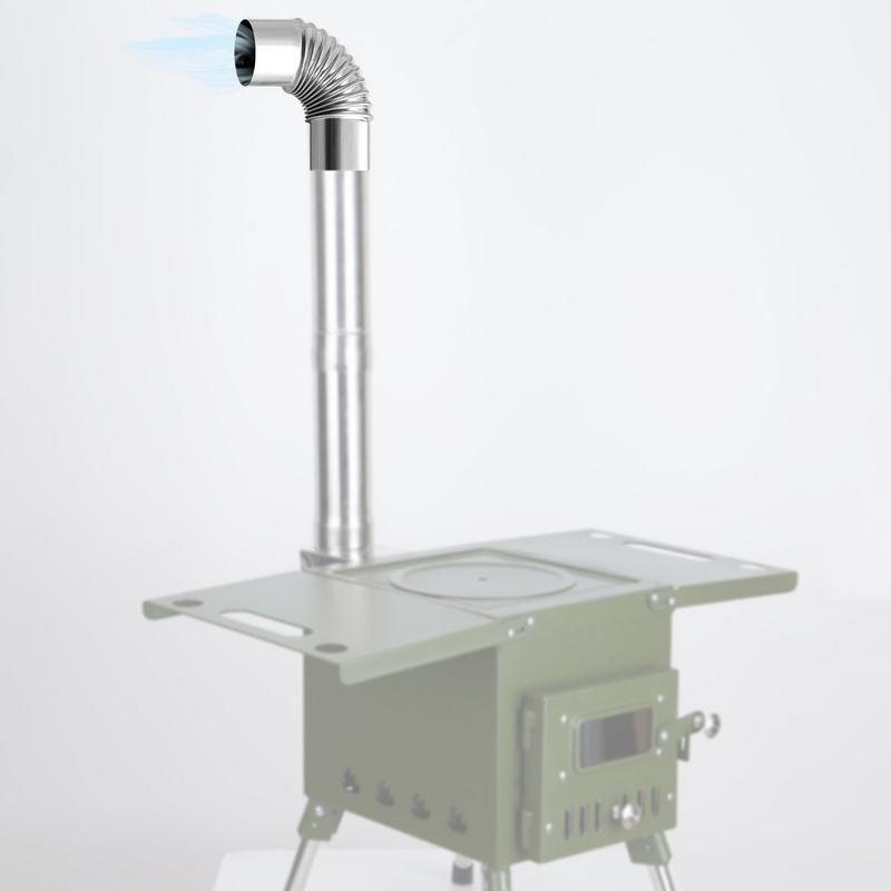 60/75 مللي متر الفولاذ المقاوم - مراجعة Outdoor Camping Wood Stove وسعره