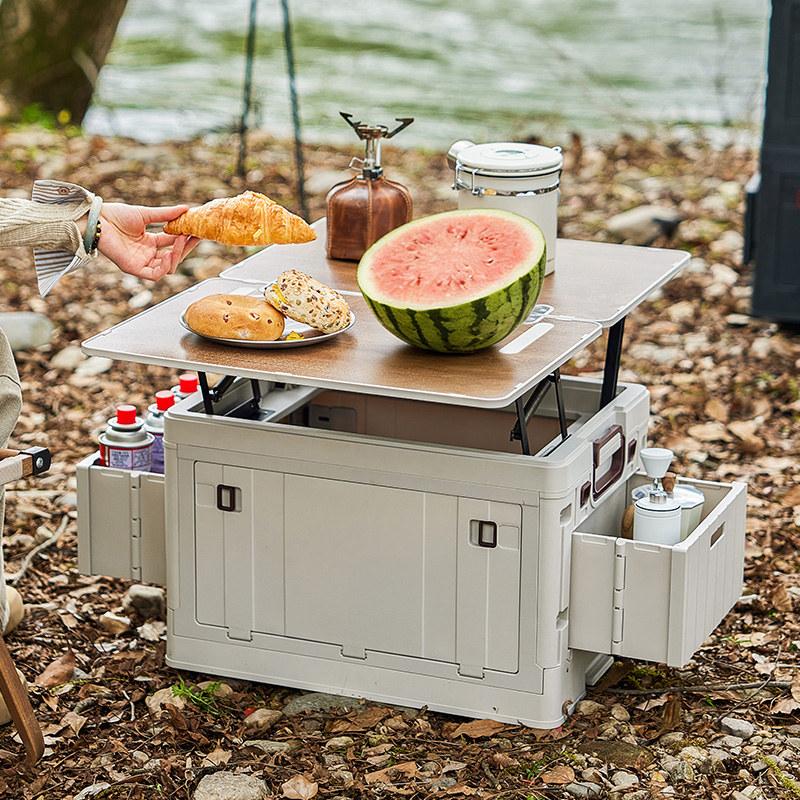 صندوق تخزين متعدد الاستخدامات  - مراجعة Outdoor Camping Bin وسعره