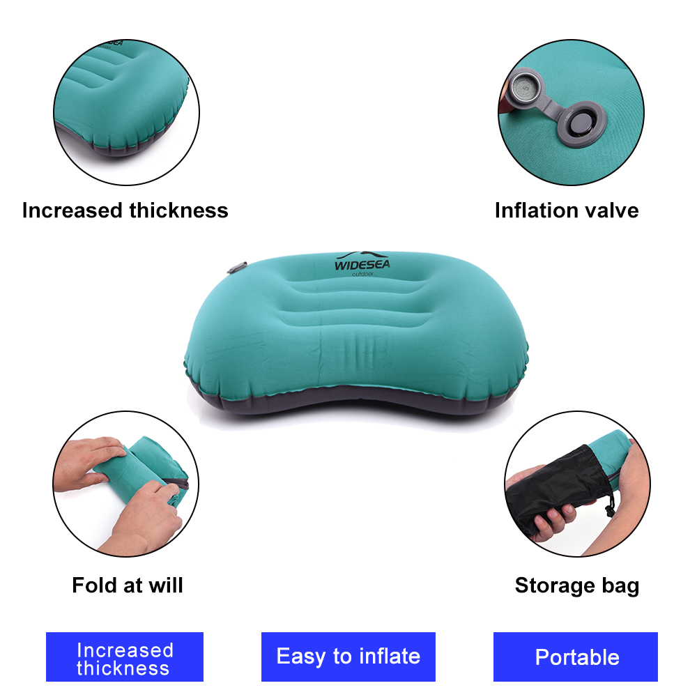 Widesea المحمولة وسادة قابلة ل - مراجعة Camp Pillow Compressible وسعره