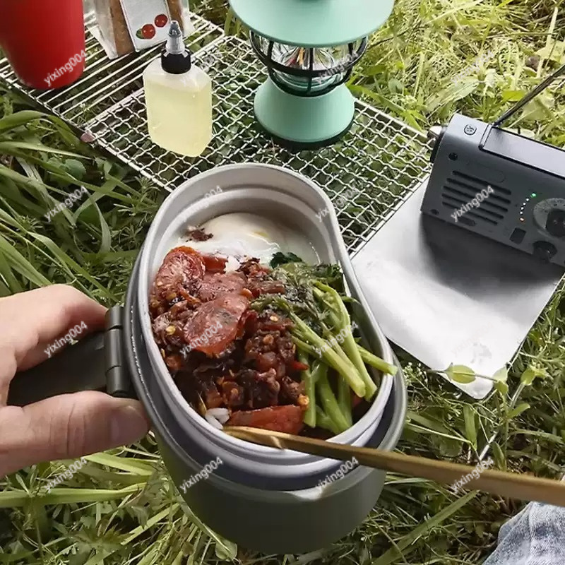 صندوق طعام قابل للفصل للتخييم  - مراجعة Outdoor Camping Box وسعره