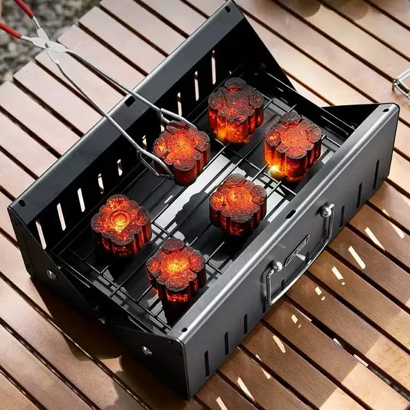 شواية محمولة قابلة للطي تعمل ب - مراجعة Outdoor Camping Wood Stove وسعره