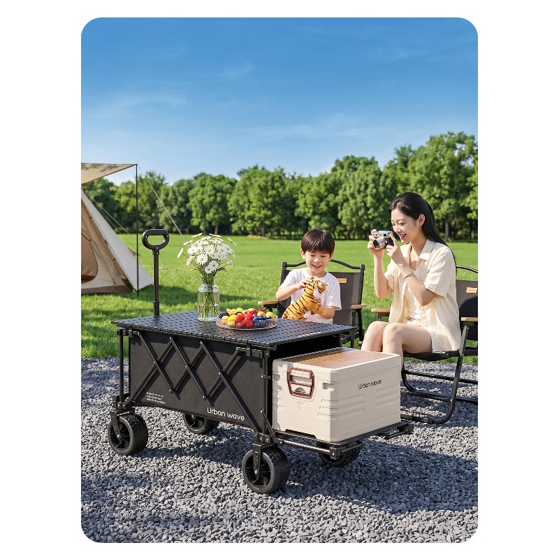 عربة تخييم قابلة للطي للاستخدا - مراجعة Outdoor Camping Trolley وسعره