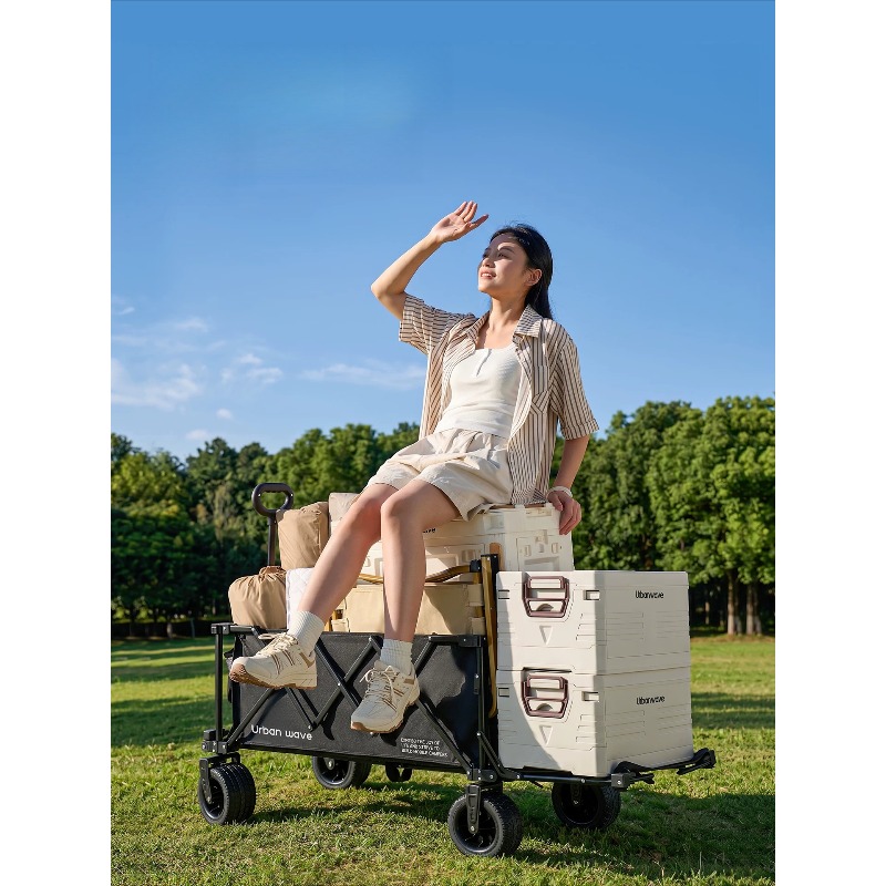 عربة تخييم قابلة للطي للاستخدا - مراجعة Outdoor Camping Trolley وسعره