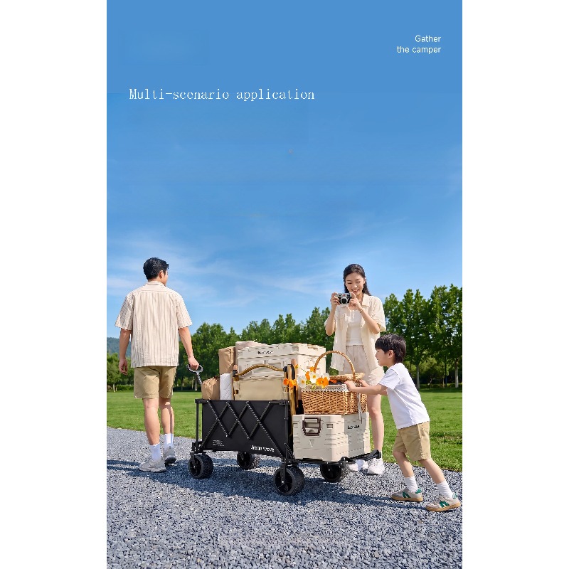 عربة تخييم قابلة للطي للاستخدا - مراجعة Outdoor Camping Trolley وسعره