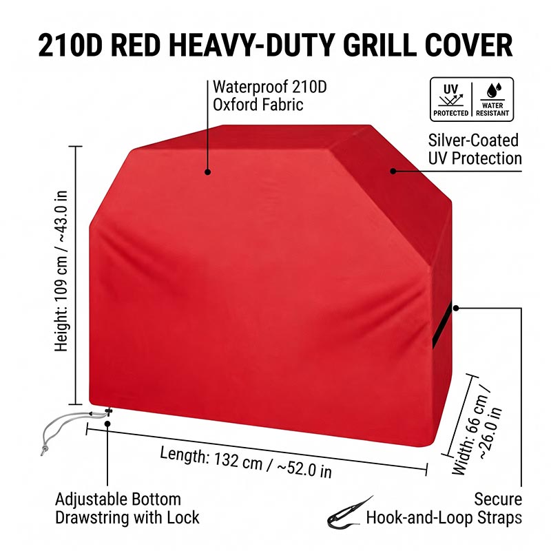 غطاء شواء 210D مقاوم للغبار وا - مراجعة Outdoor Camping Trolley وسعره
