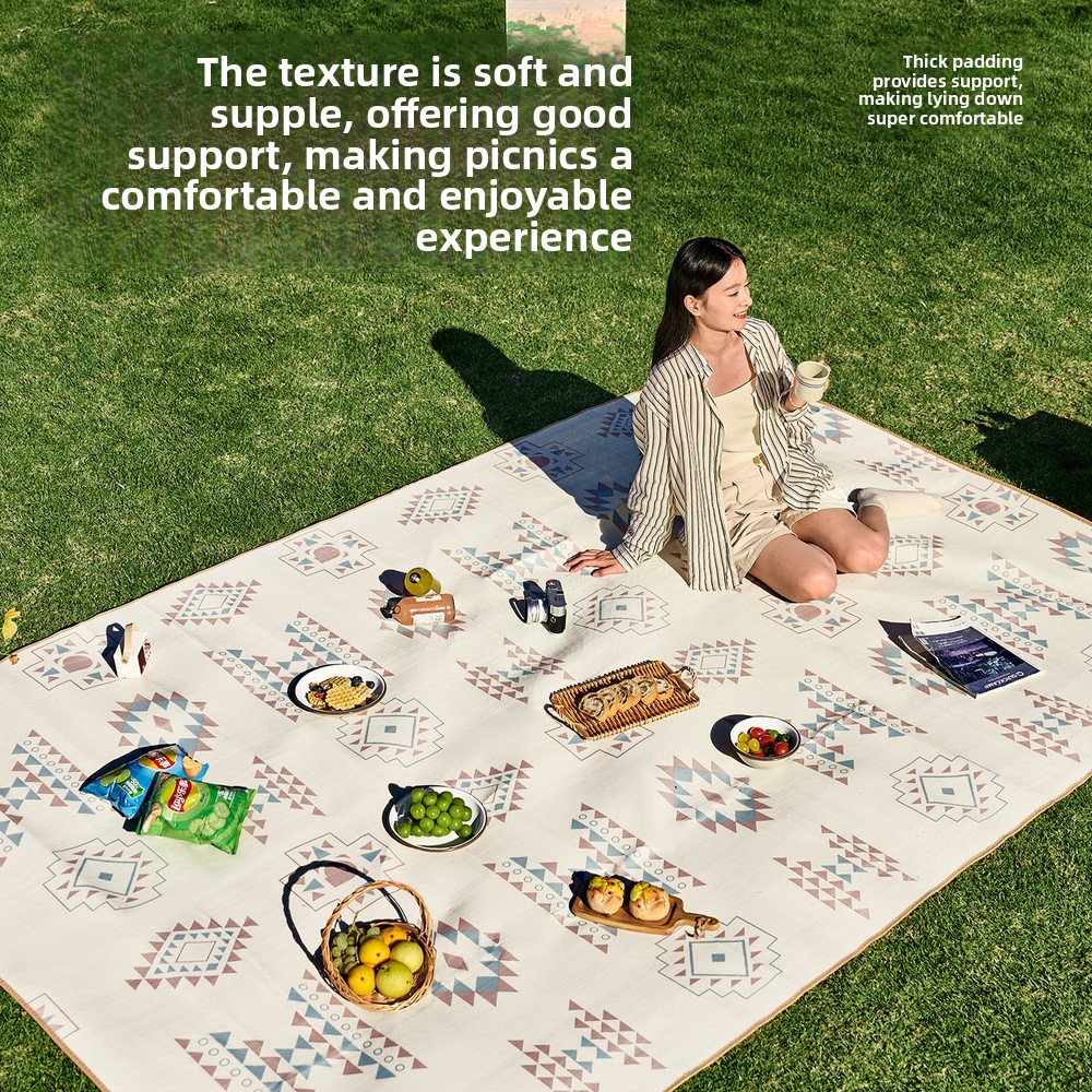 بساط نزهة سميك مقاوم للماء، بس - مراجعة Outdoor Camping Rugs وسعره