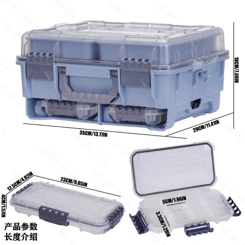 صندوق معدات صيد السمك كبير الس - مراجعة Outdoor Camping Box وسعره