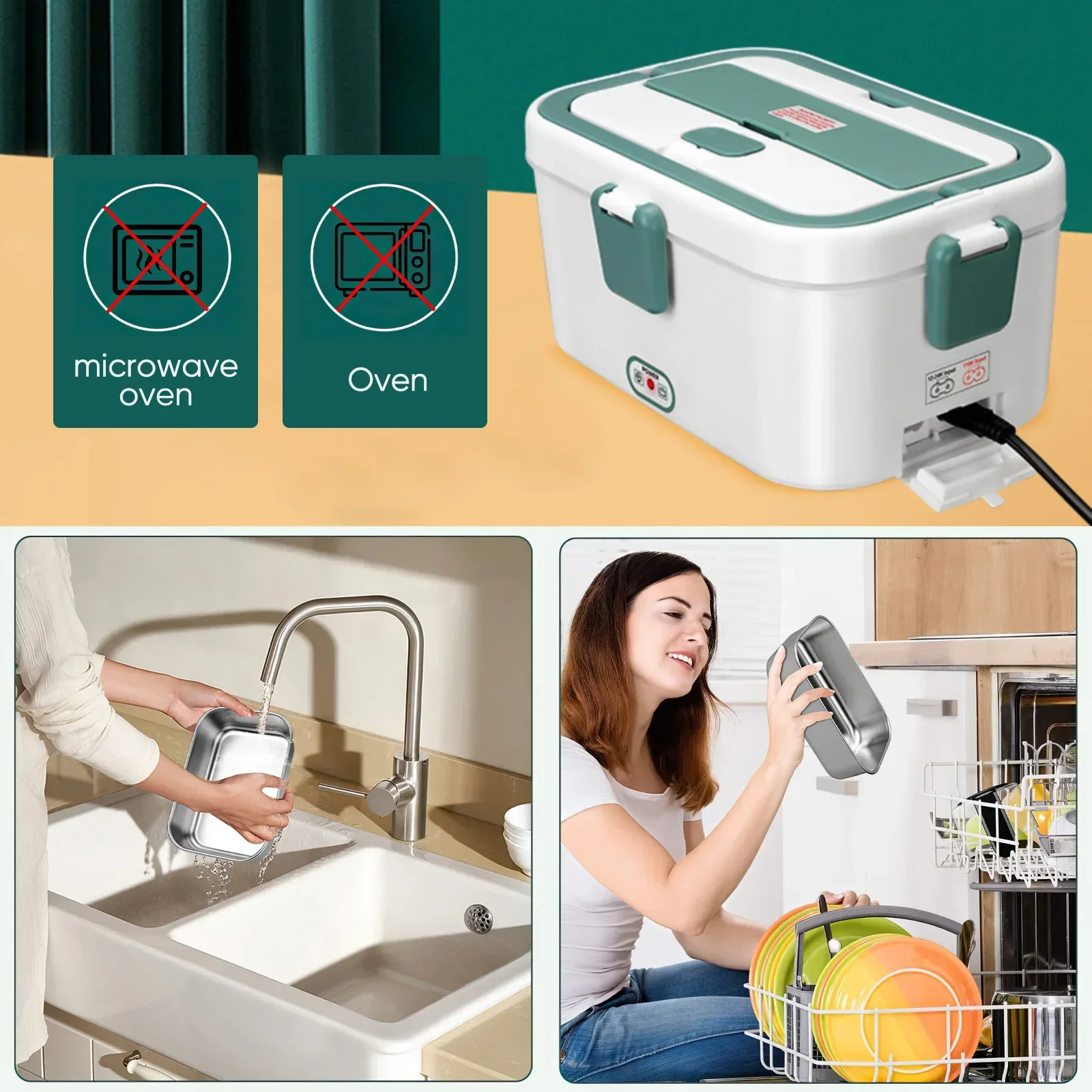 صندوق غداء كهربي جهاز تسخين ال - مراجعة Outdoor Camping Box وسعره