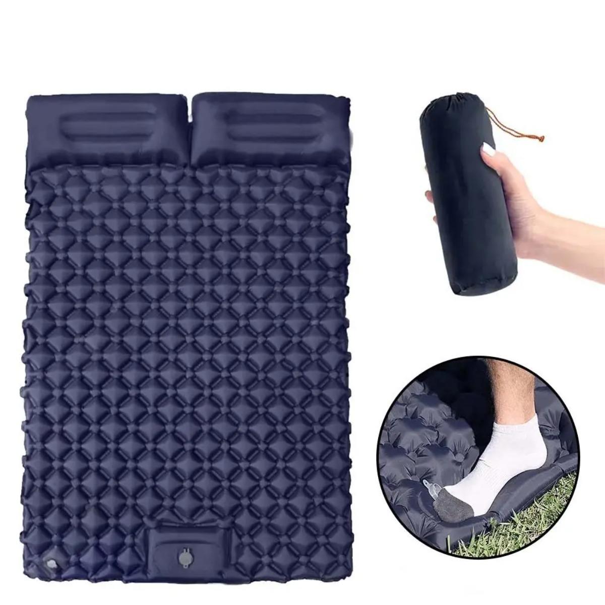 فراش هوائي قابل للنفخ فردي ومز - مراجعة Camp Pillow Compressible وسعره