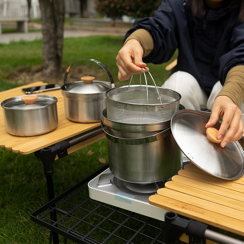 NOBANA أحدث في الهواء الطلق أو - مراجعة Outdoor Camping Kitchen Table وسعره